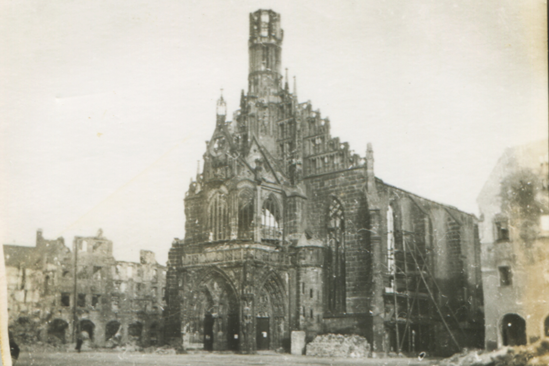 the quiet bower damaged church