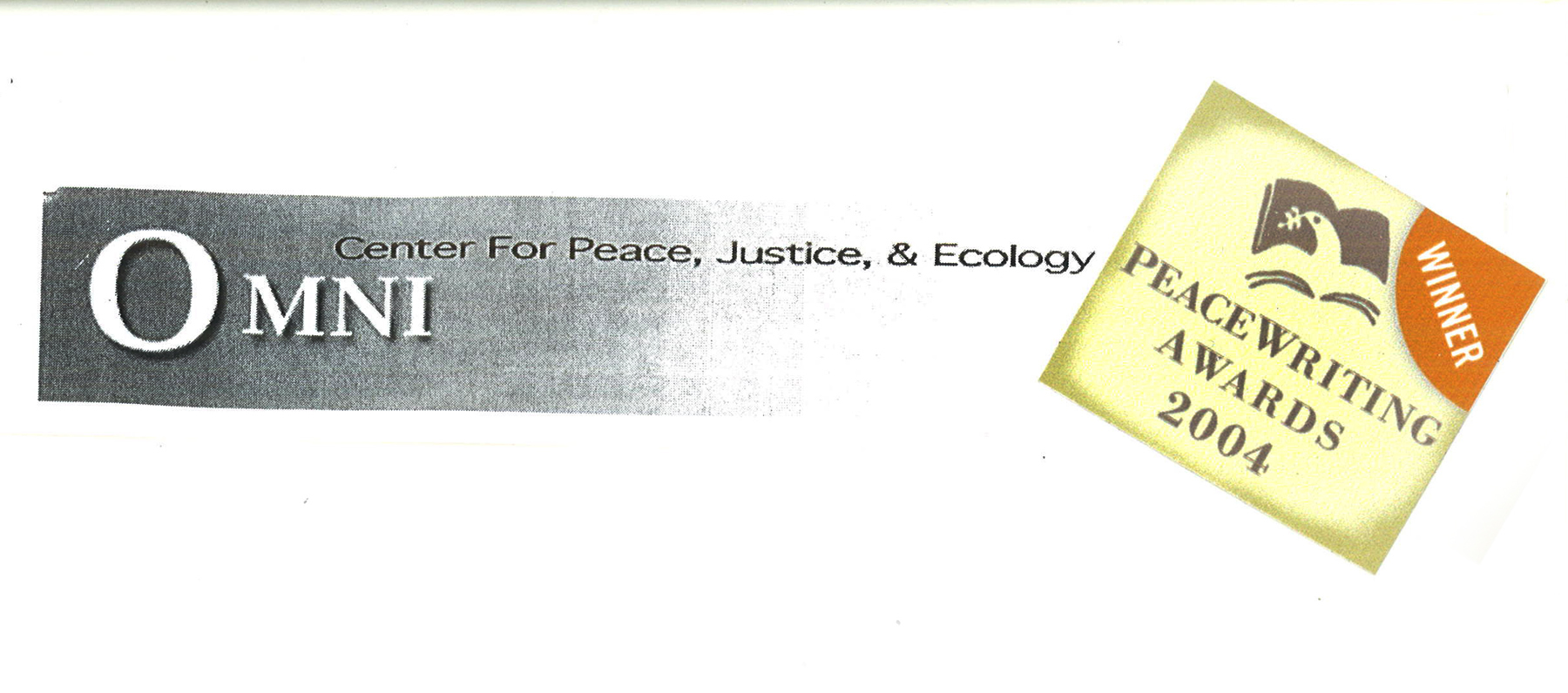 Peace Justice Ecology PeaceWriting Award